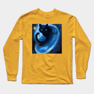 Cosmic Cat is Overseeing the Universe Long Sleeve T-Shirt